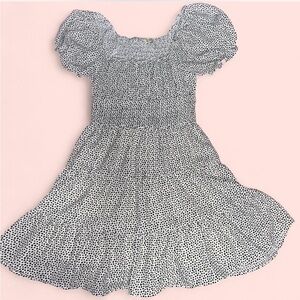 Liberty Black and White Polka Dot Dress